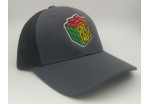 HF Cube Embroidered Cap - Black/Grey Performance Flexfit